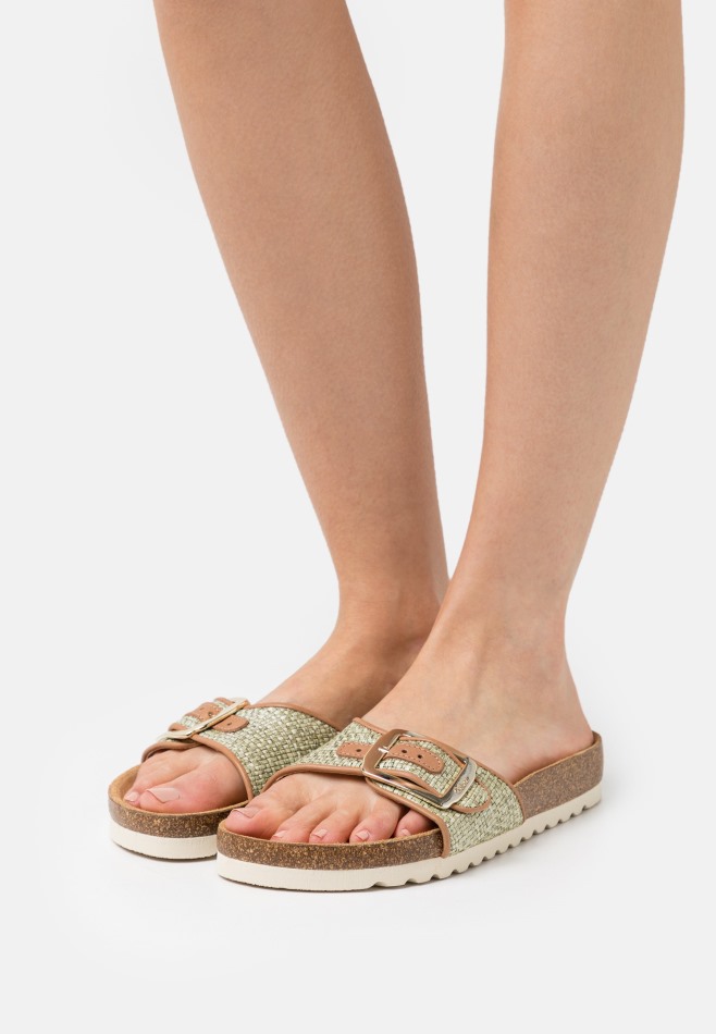 Sandales T-bar Gabor | Gris Exclusif